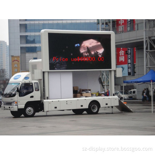The cinema Truck Mounted LED Screen 10 pixel full color